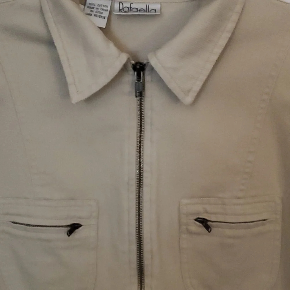 Rafaella Womens Zipper Up Jacket - Picture 3 of 9